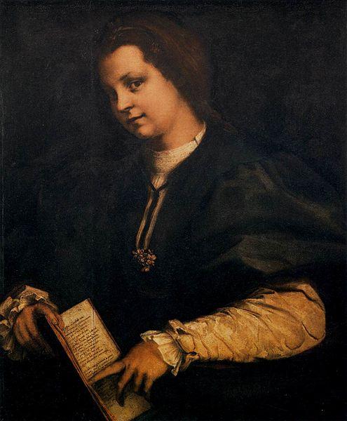  Portrait of a Lady with a Book